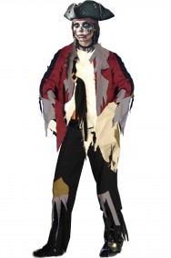 Costume Halloween donna piratessa zombie