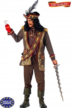 Costume da Pirata Capitan Uncino teatrale