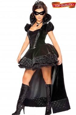Costume Halloween donna Regina Nera
