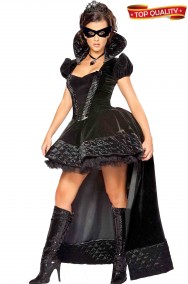 Costume Halloween donna Regina Nera