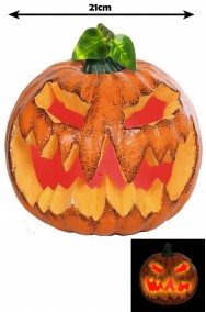 Allestimento Decorazione Halloween Zucca con luce interna a LED