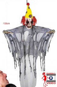 Decorazione Halloween IT Pennywise morto da appendere
