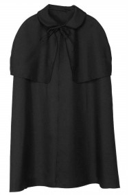 Mantello nero doppio