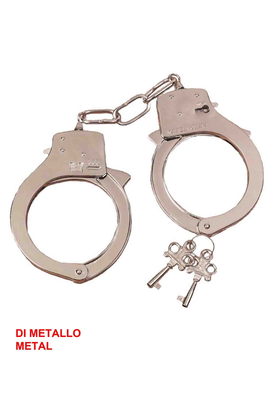 Manette da detenuto di metallo
