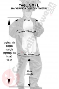 Misure costume da cane bulldog adulto