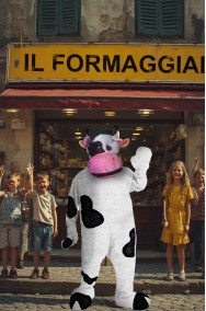 Mascotte da Mucca inaugurazione il formaggiaio