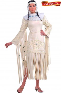 Costume da indiana donna abito da matrimonio bianco panna