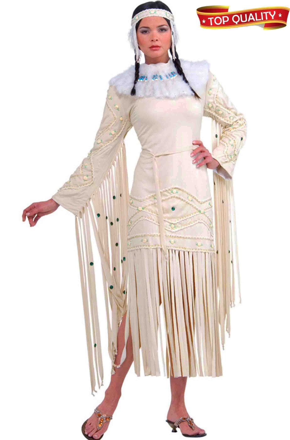 Costume da indiana donna abito da matrimonio bianco panna