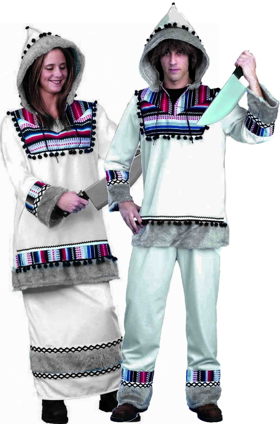 Coppia di costumi da eschimese
