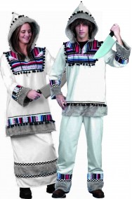 Coppia di costumi da eschimese