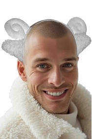 Corna da caprone con orecchie