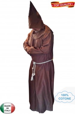 Costume da monaco medievale cosplay di cotone