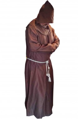 Costume da Frate o Monaco saio di qualita' teatrale con pellegrina