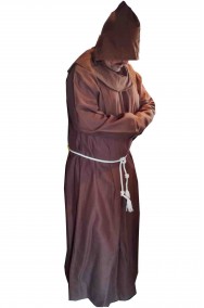 Costume da Frate o Monaco saio di qualita' teatrale con pellegrina