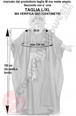 Misure del costume di San Giuseppe o Mose'