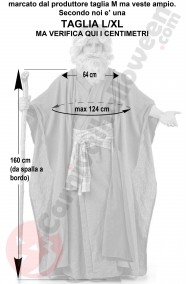 Misure del costume di San Giuseppe o Mose'