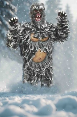 Costume da yeti abominevole uomo delle nevi