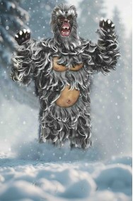Costume da yeti abominevole uomo delle nevi