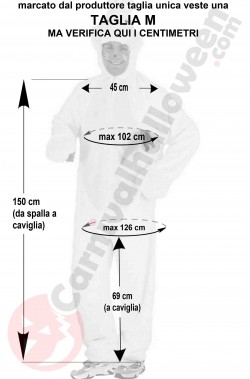 Costume da coniglio adulto taglia M