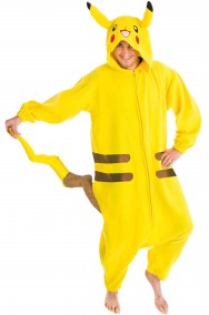 Costume di carnevale di Pikachu dei Pokemon adulto