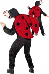 Costume di carnevale da coccinella adulto unisex