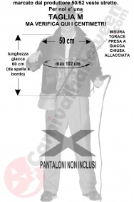 Misure costume cosplay di Indiana Jones