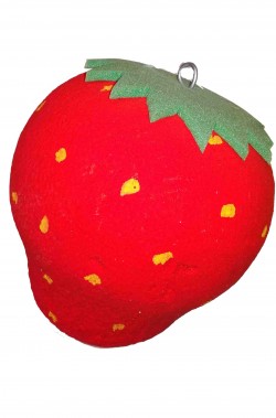 fragola finta di polistirolo 20 cm