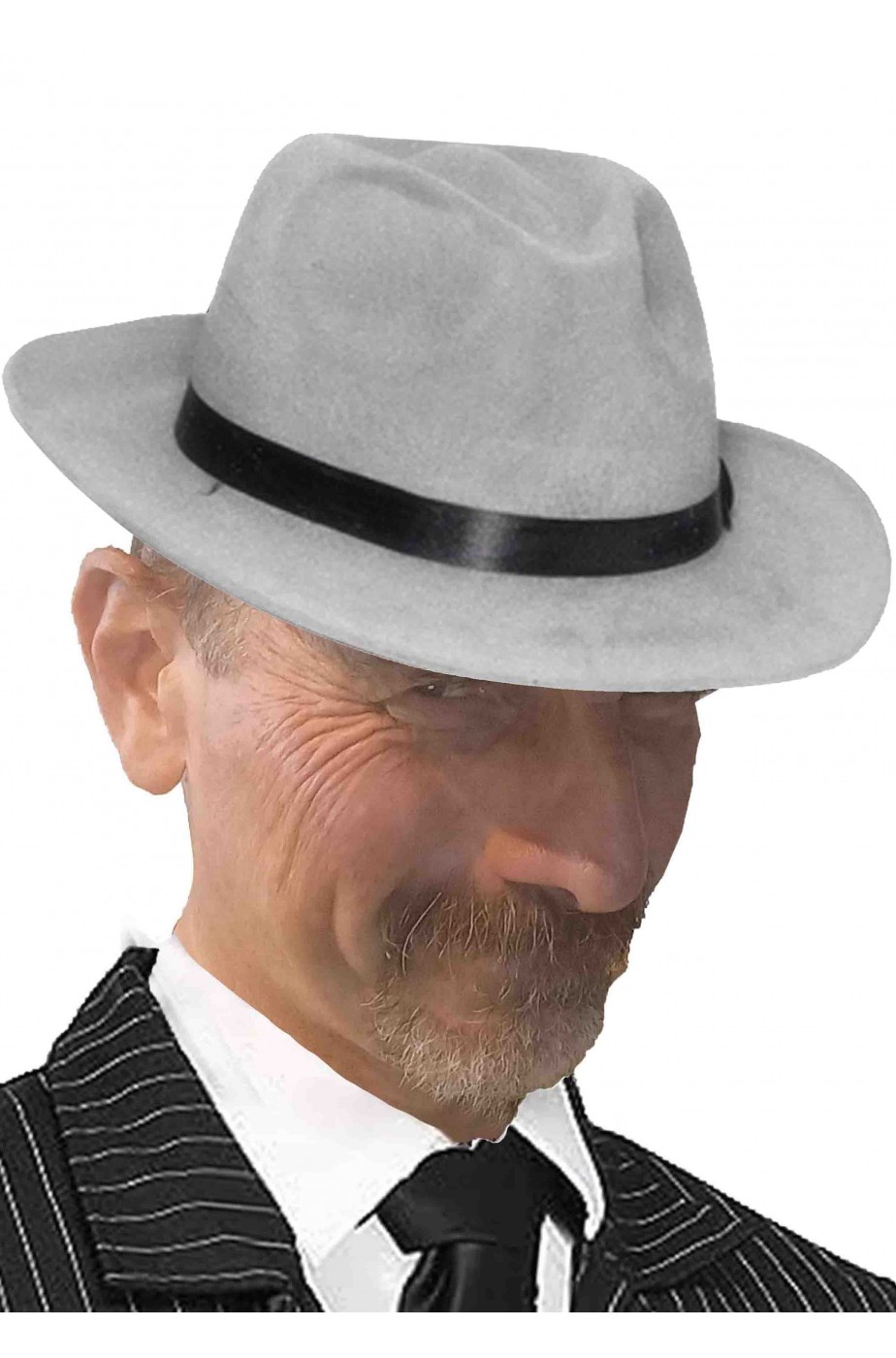 Cappello da gangster grigio Al Capone anni 20