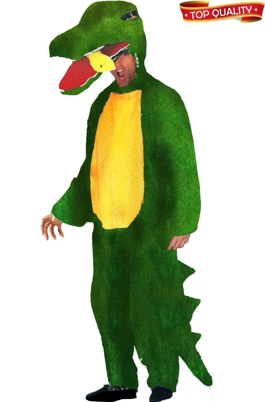 Costume Mascotte Coccodrillo Dinosauro adulto