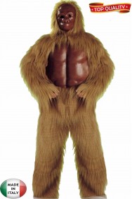 Costume da gorilla marrone adulto