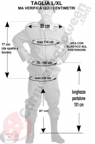 Misure costume uniforme nazista