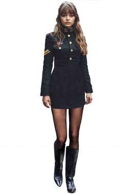 Divisa militare da donna nera