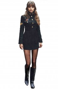 Divisa militare da donna nera