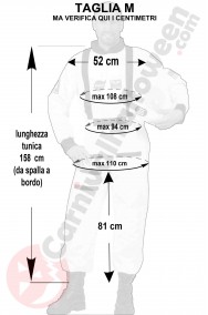 costume da astronauta adulto taglia M