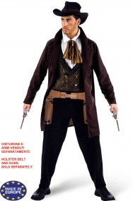 Vestito di carnevale uomo cowboy adulto gambler