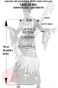 Costume Halloween donna Sposa Cadavere