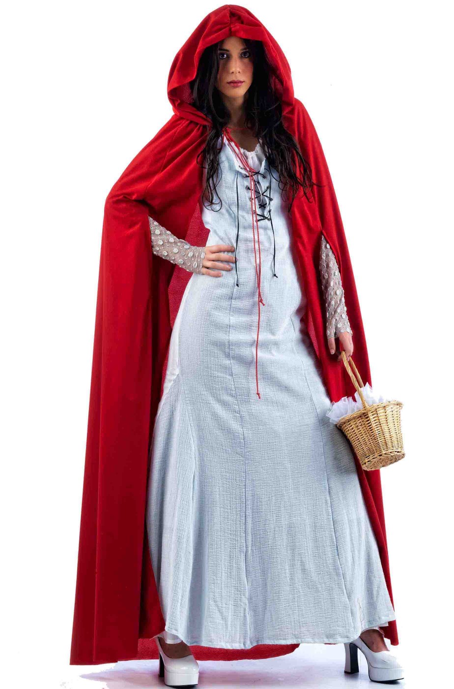 Costume Cappuccetto rosso sangue adulto