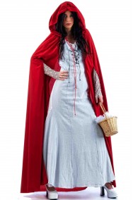 Costume Cappuccetto rosso sangue adulto