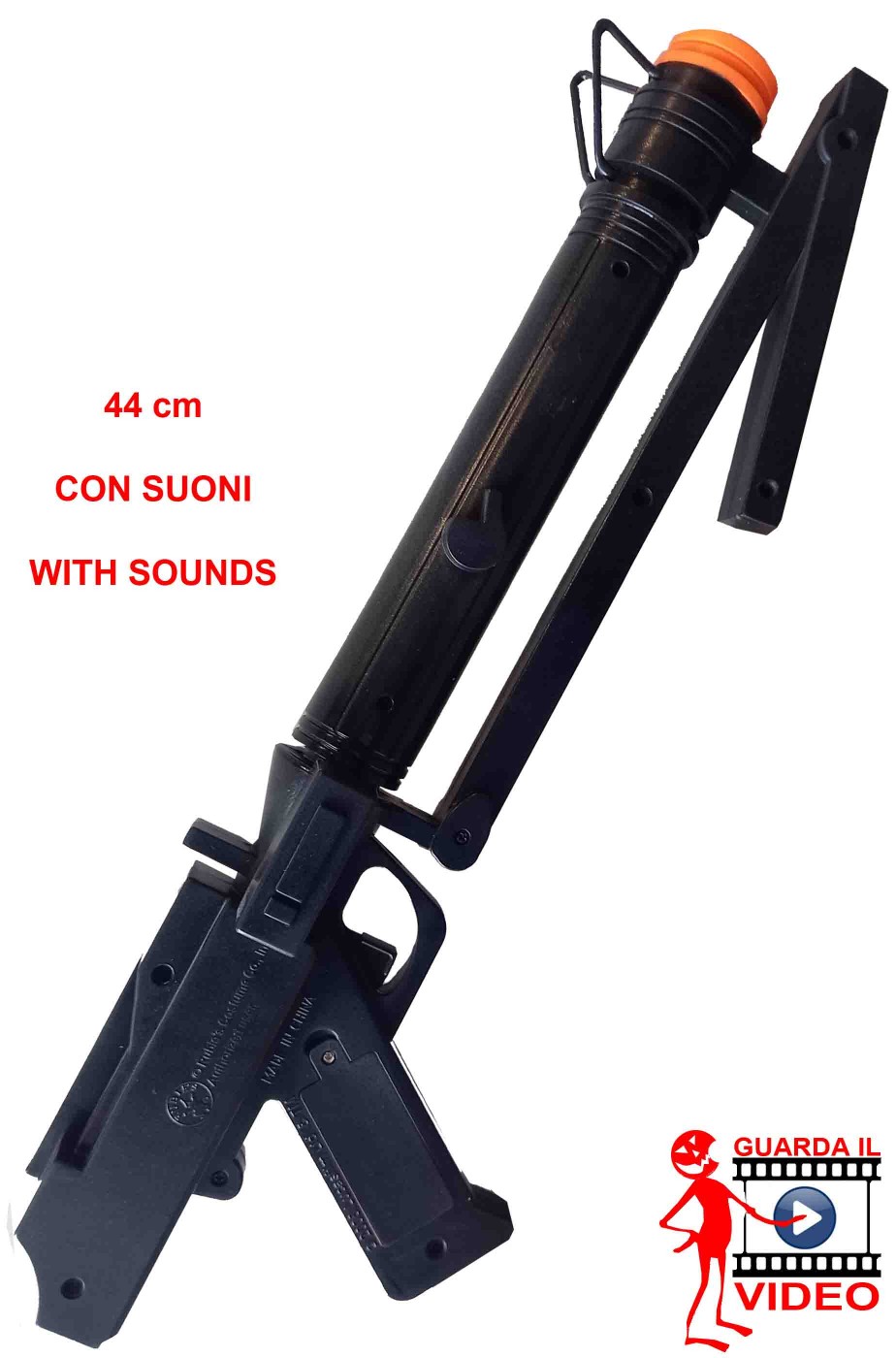 Fucile giocattolo Star Wars nero blaster Stoormtroper