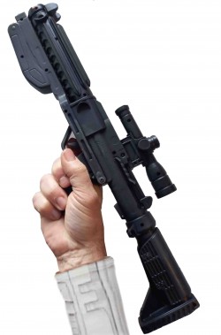 Fucile degli Stormtrooper di Star Wars nero per cosplay