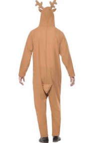 Costume da renna di babbo natale visto da dietro
