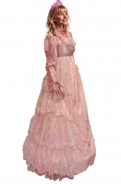 Vestito di carnevale da principessa rosa aurora