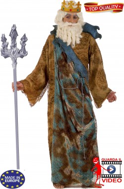 Costume di carnevale di Nettuno extra lusso
