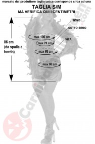 Misure dell'abito verde anni 20