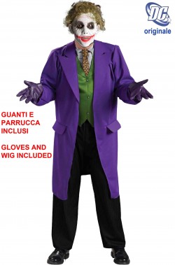 Costume del Joker con guanti e parrucca