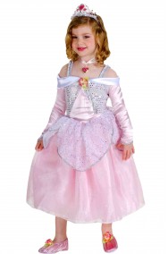 Costume da principessa bambina la Bella Addormentata nel Bosco