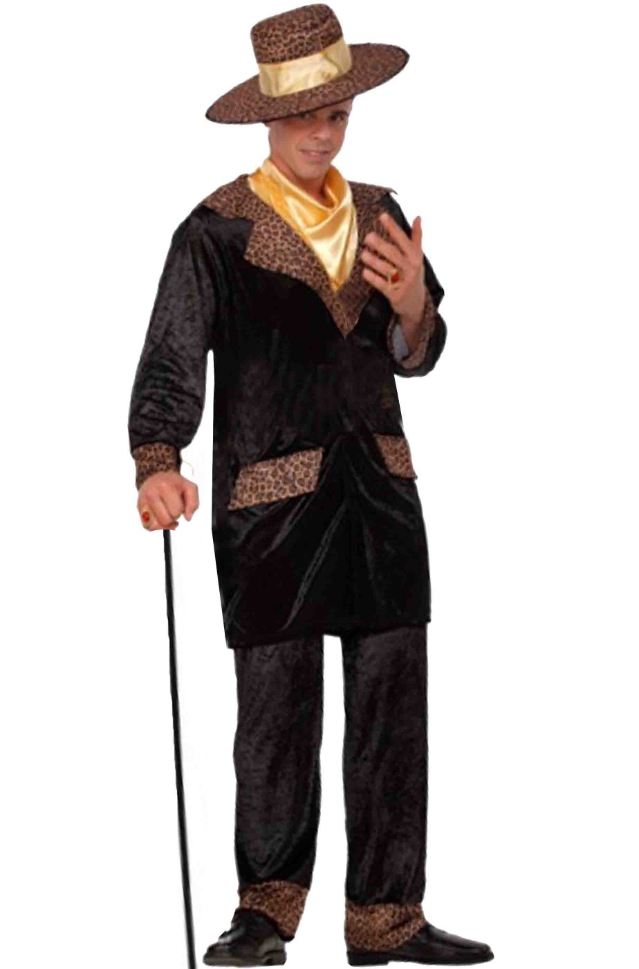 Costume da Pappone rapper gangster anni 70