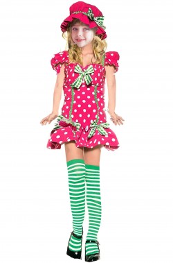 Costume da lampone bambina