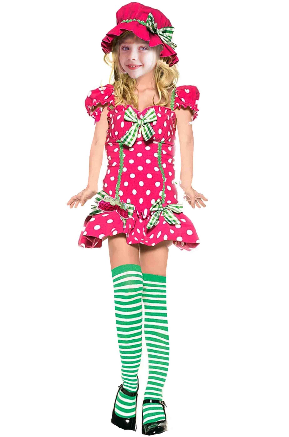 Costume da lampone bambina