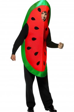 Costume da Anguria mascotte adulto